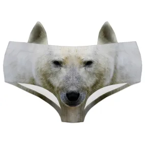 Ear Pantie - Polar Bear (6-10 UK Size)