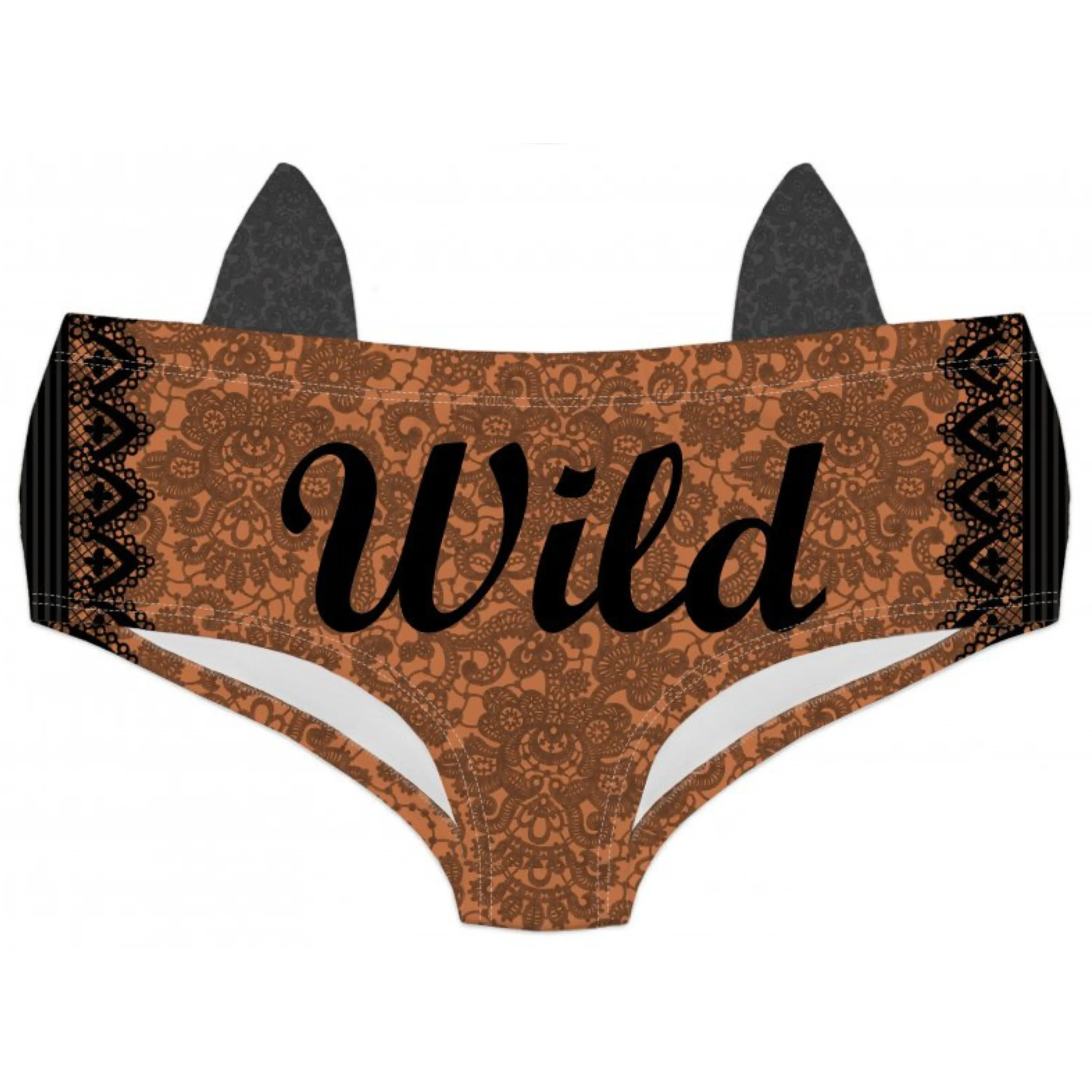 Ear Pantie - Wild Tiger (6-10 UK Size)