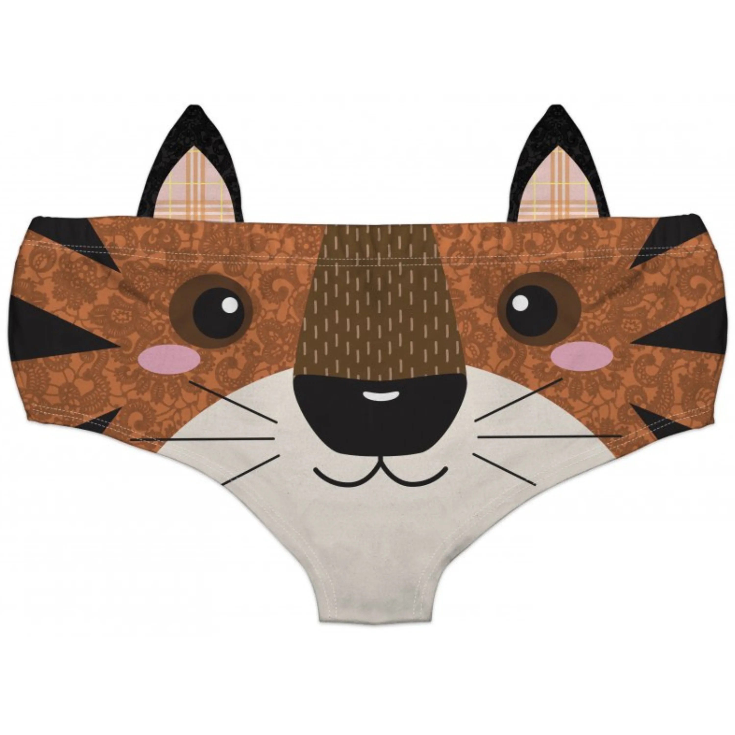 Ear Pantie - Wild Tiger (6-10 UK Size)