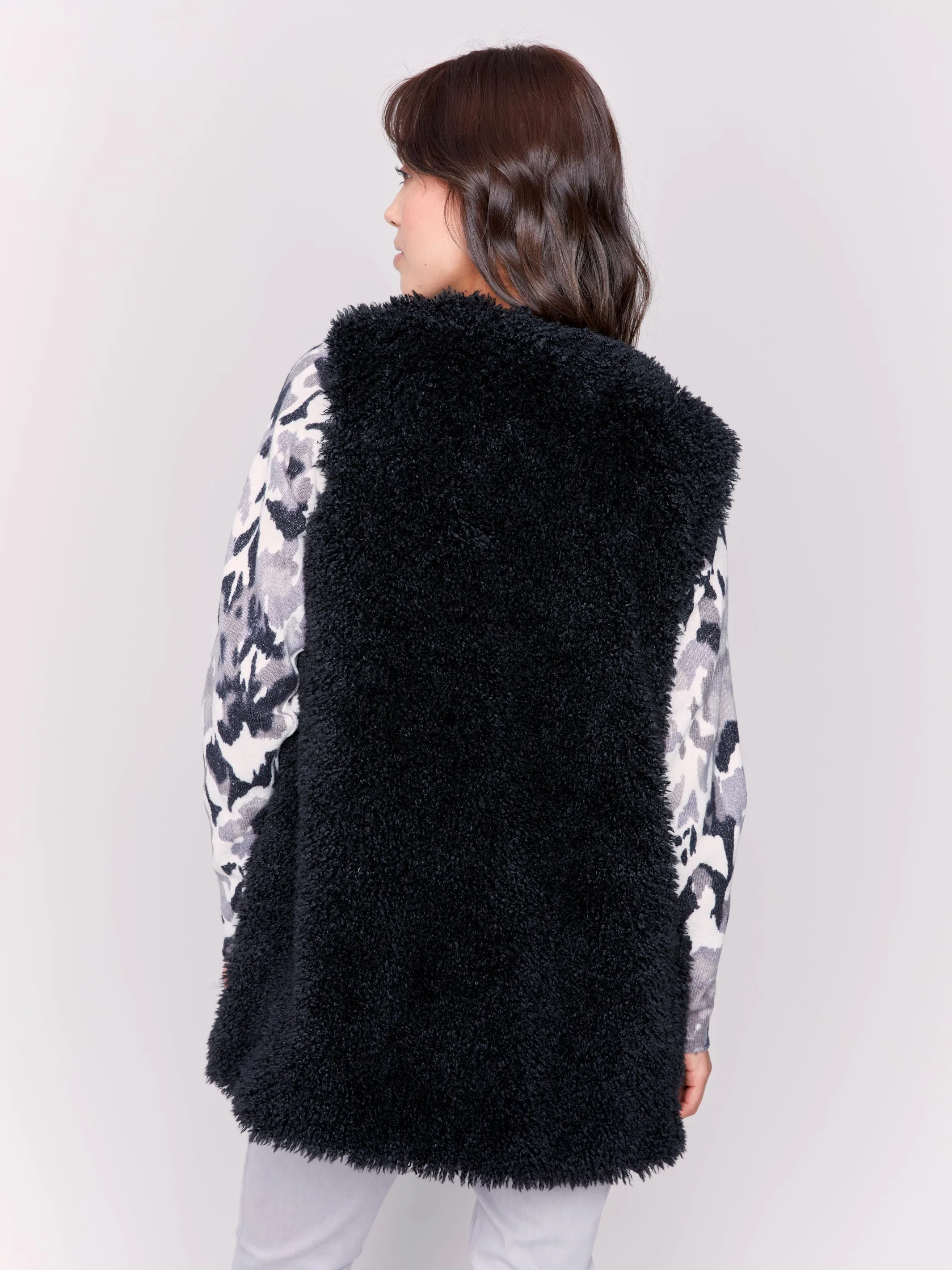 FAUX FUR VEST