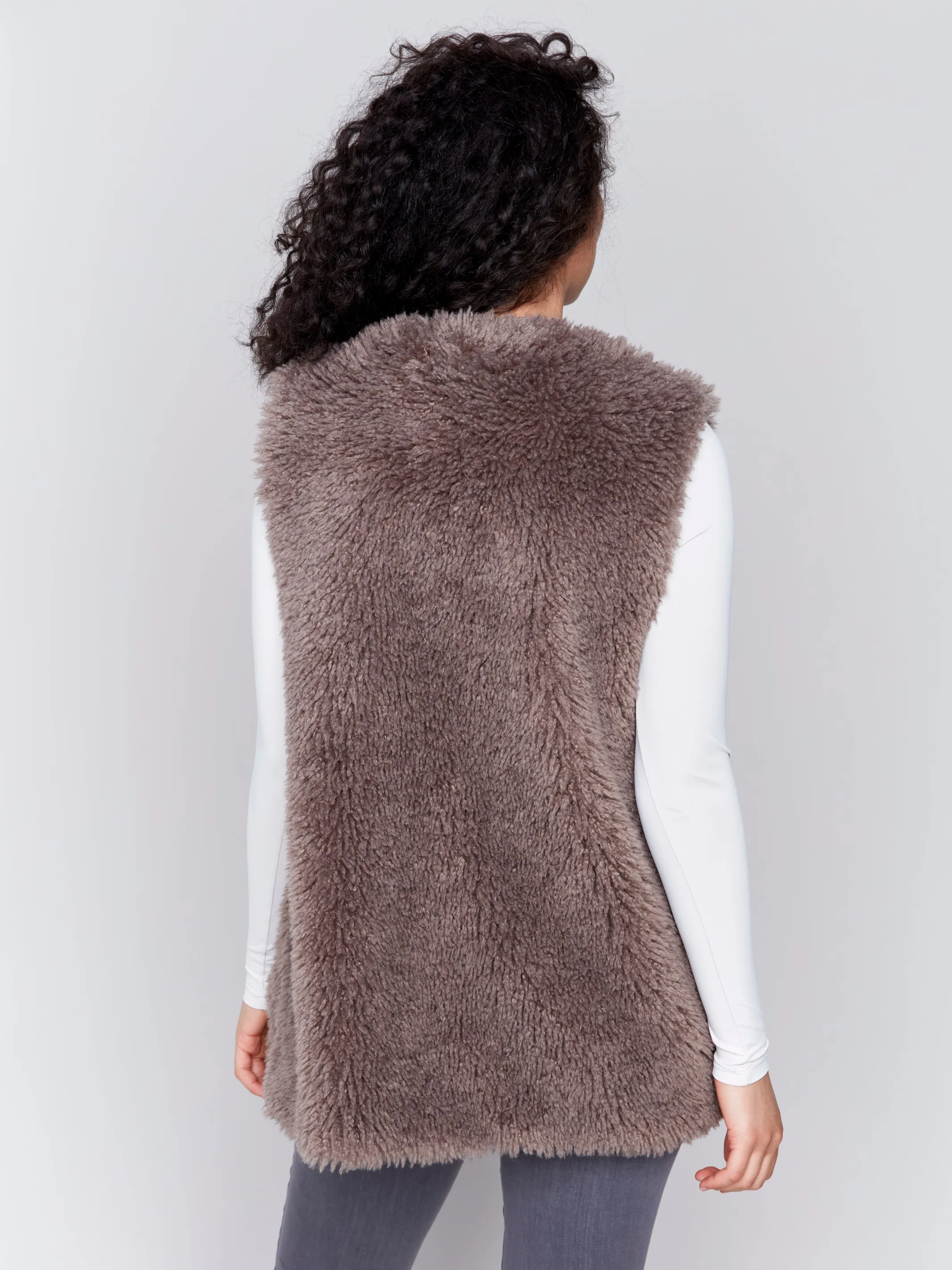 FAUX FUR VEST