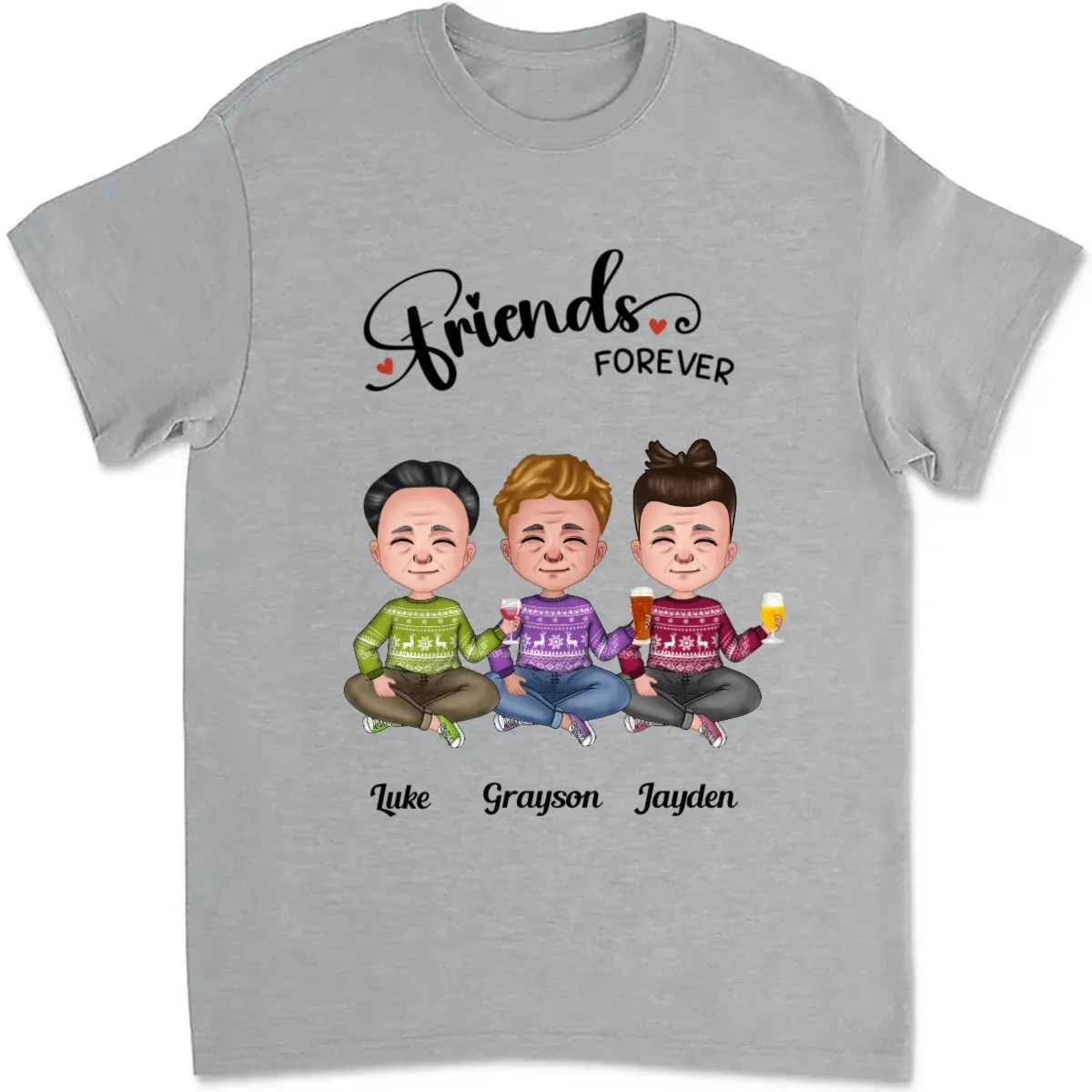 Friends - Friends Forever - Personalized T-Shirt