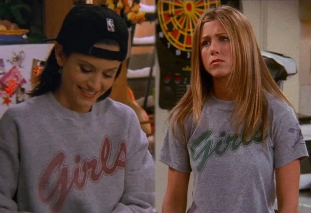 Friends TV Show 'Girls' Grey Crewneck T-shirt