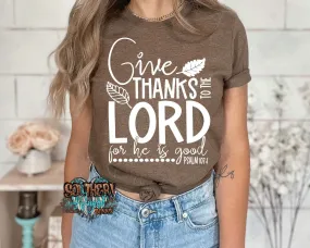 Give Thanks To The Lord t-shirt