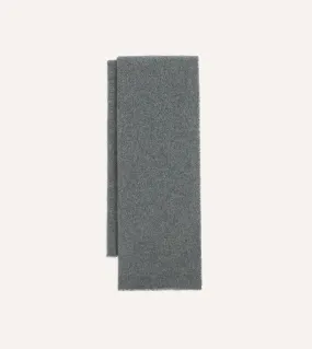 Grey Solid Wool Scarf