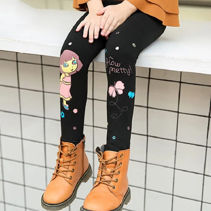 Hello Cat Cartoon Leggings