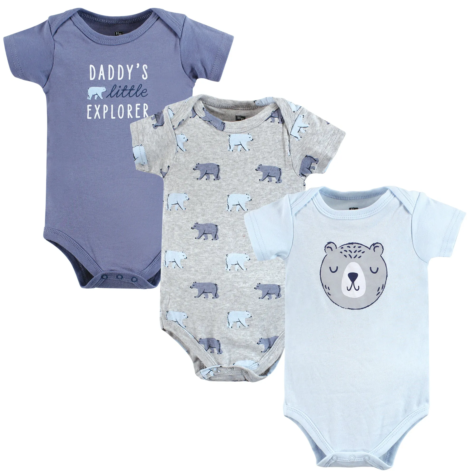 Hudson Baby Cotton Bodysuits, Mommys New Man