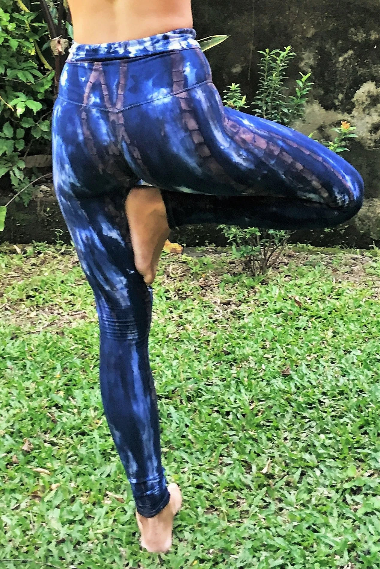 Indigo Earth Tie Dye Yoga Pants