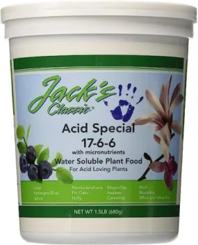 J R Peters Jacks Classic 1.5lb 17-6-6 Acid Special Fertilizer