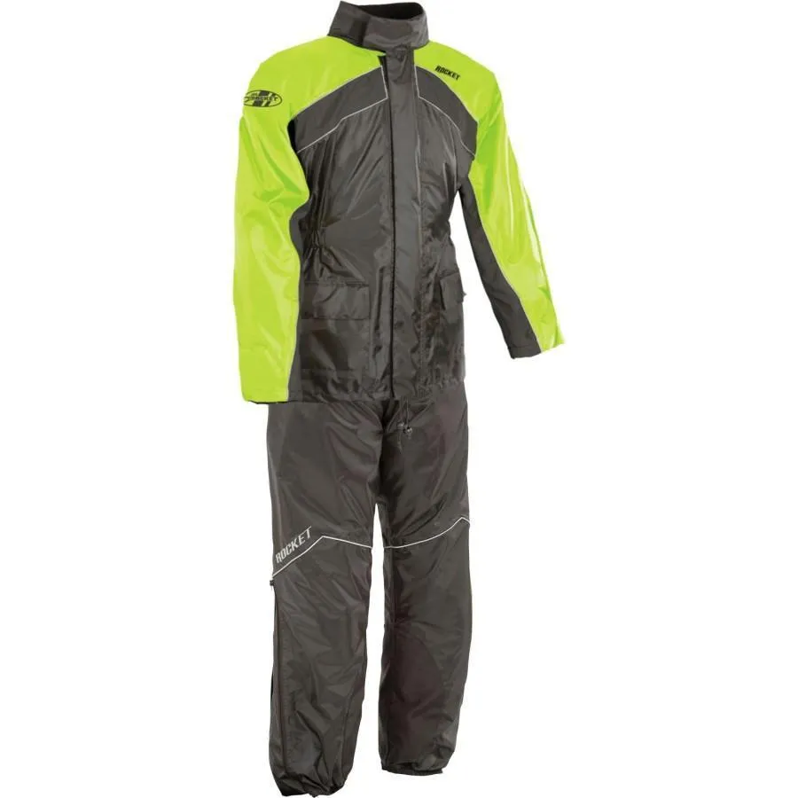 Joe Rocket 'RS-2' Mens Hi-Visibility Yellow Rain Suit