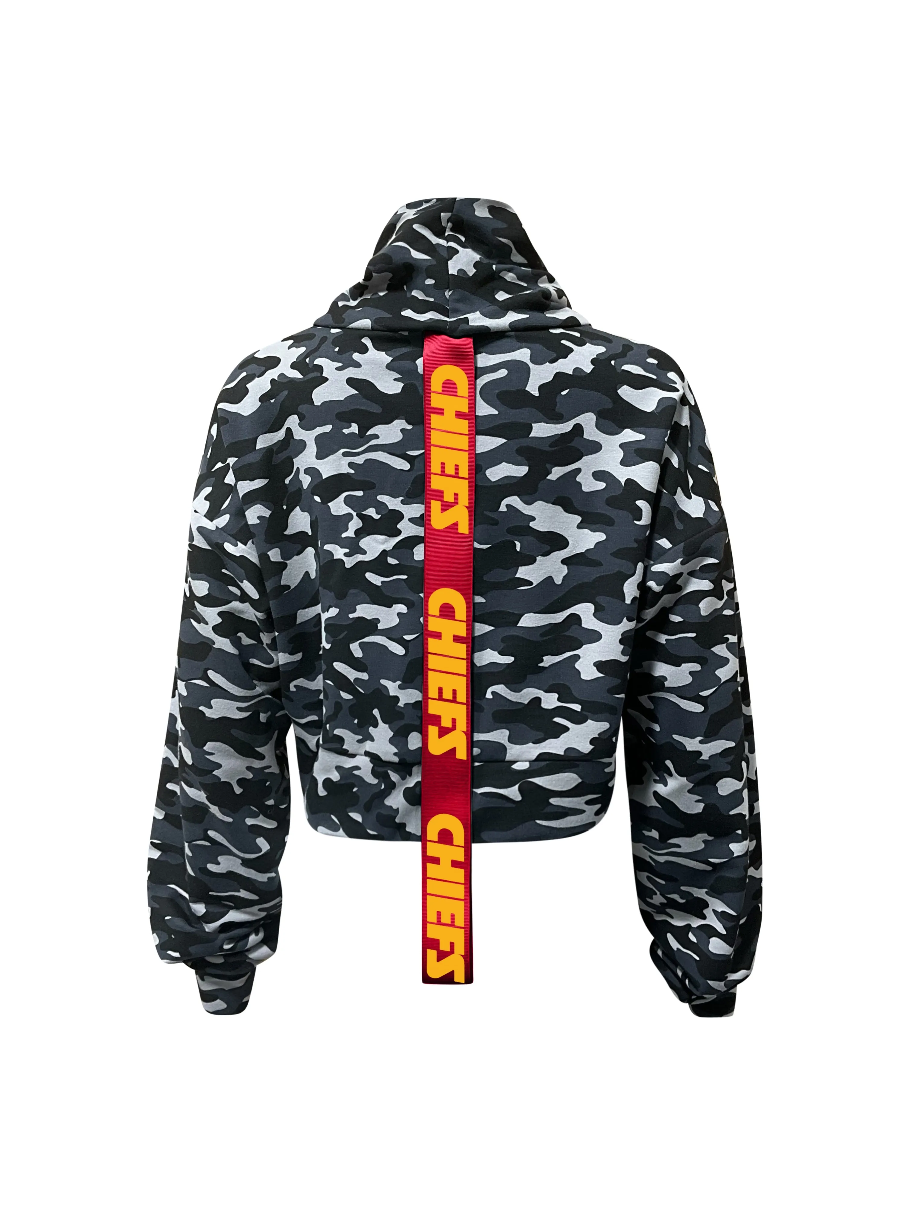 Kansas City Chiefs Crop Camo Sweatshirt