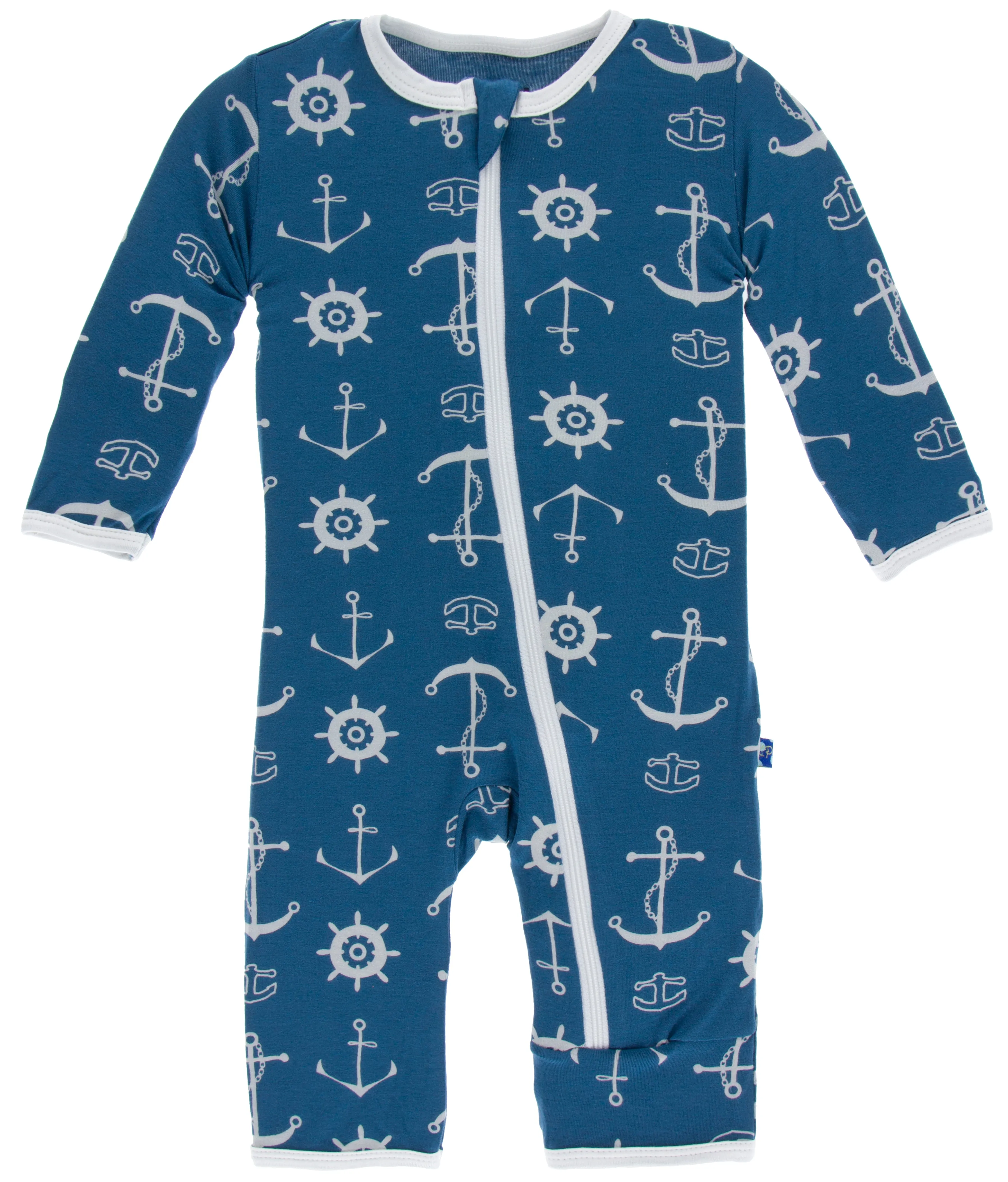 KicKee Pants Twilight Anchor Coverall with Zipper