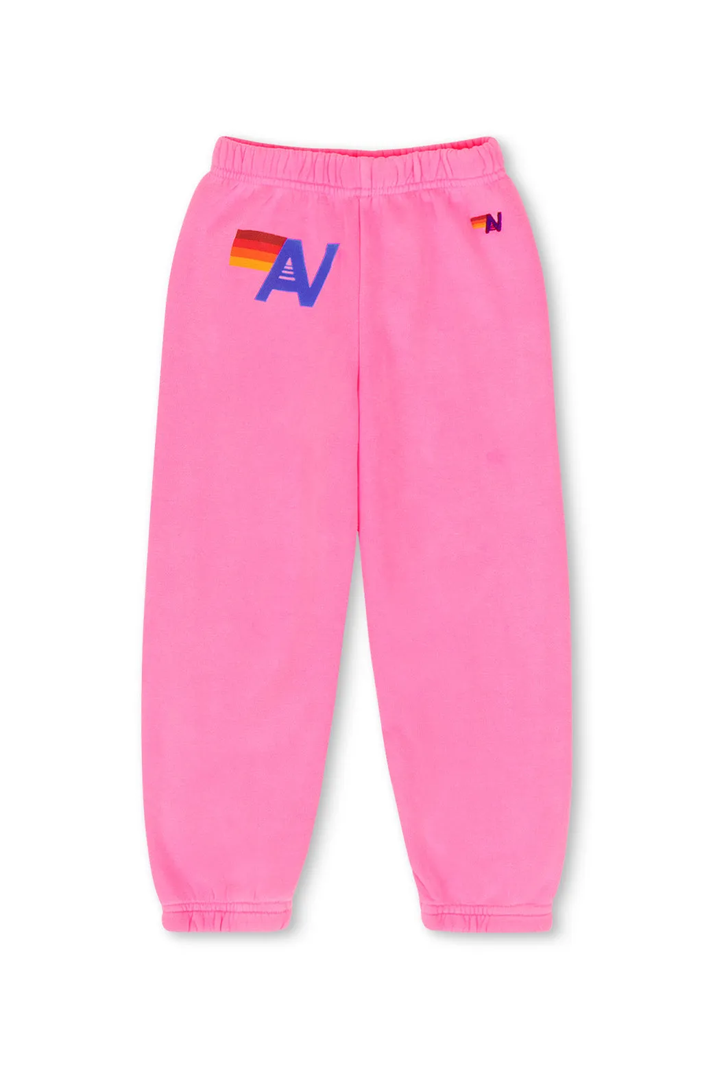 KID'S LOGO SWEATPANTS - NEON PINK