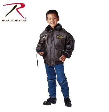 Kids WWII Aviator Flight Jacket