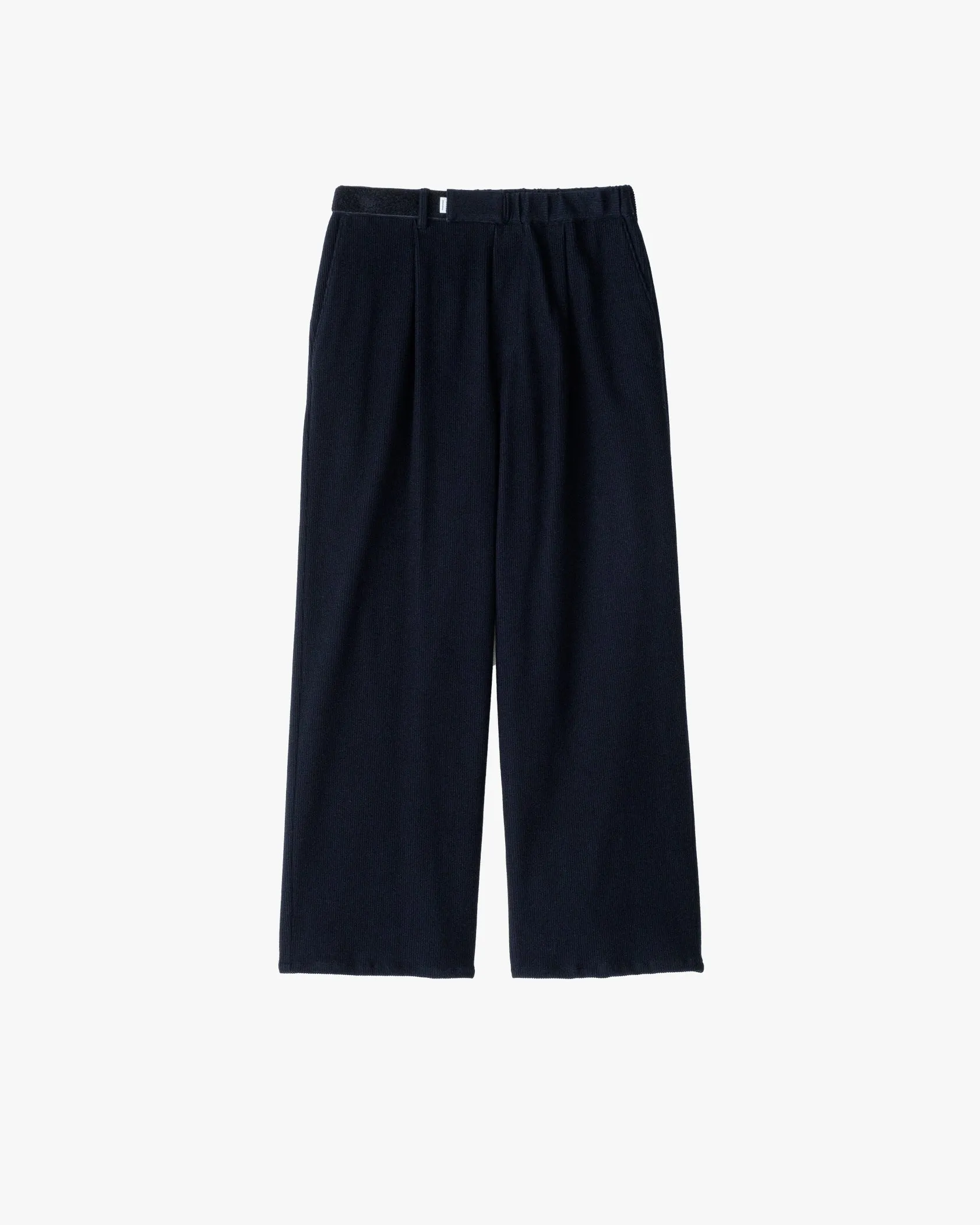 Knit Corduroy Wide Chef Pants