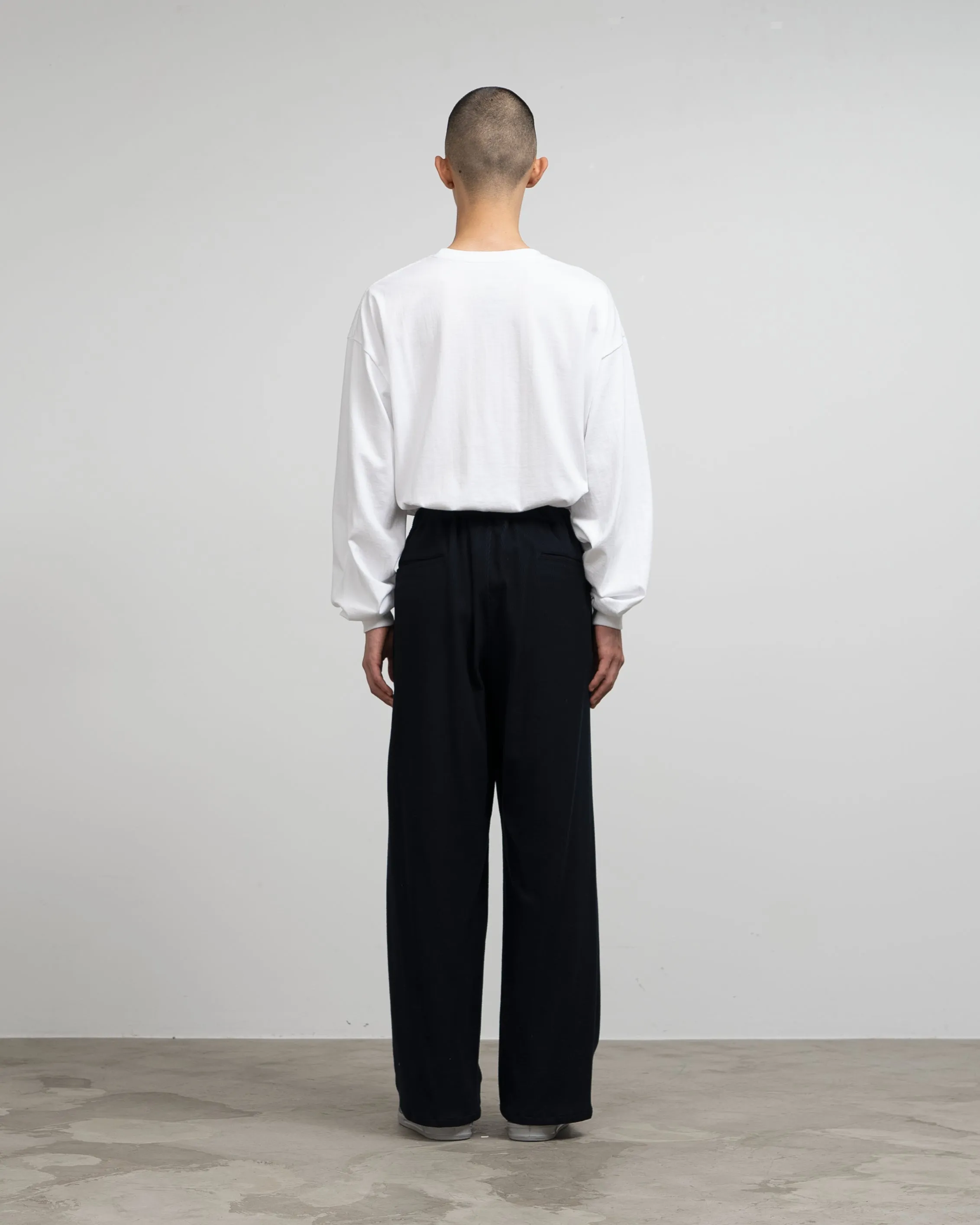 Knit Corduroy Wide Chef Pants