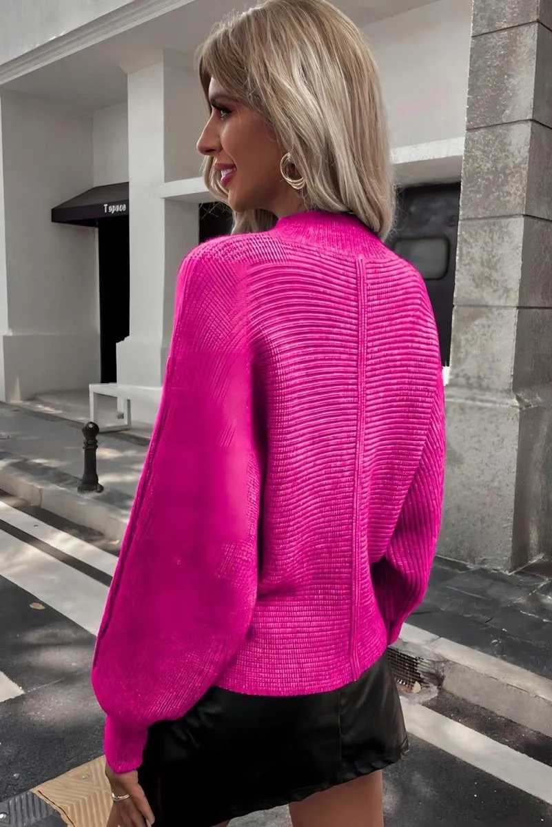 Knit Rose Pink Sweater