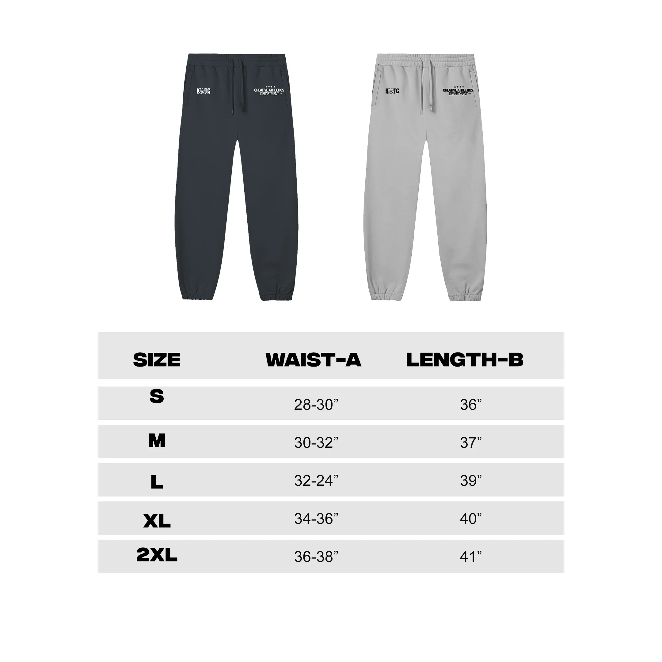 KOTC Creative Athletics Department Sweatpants - Iron Gray