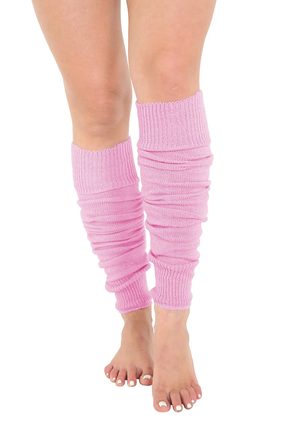 Ladies Girls Dance Plain Ribbed Neon Legwarmers 1980’s Versatile Sports & Yoga Leg Warmers