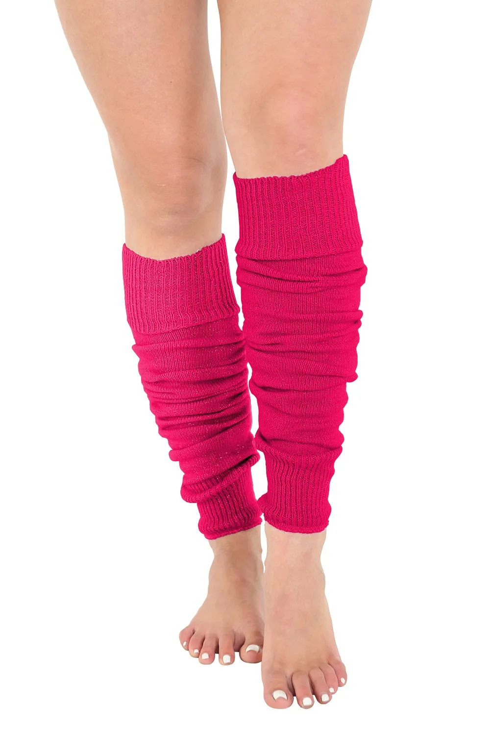 Ladies Girls Dance Plain Ribbed Neon Legwarmers 1980’s Versatile Sports & Yoga Leg Warmers