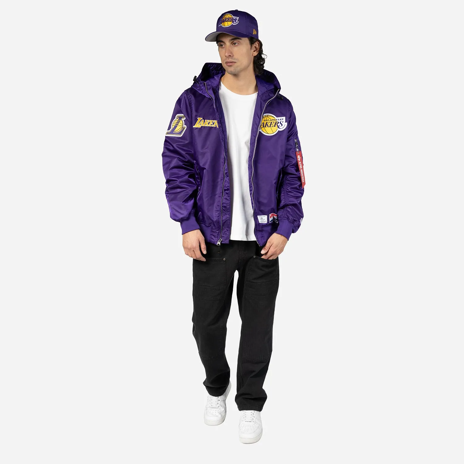 Lakers Alpha Bomber Jacket - Mens