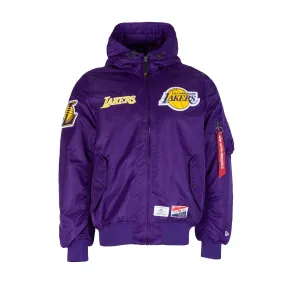 Lakers Alpha Bomber Jacket - Mens