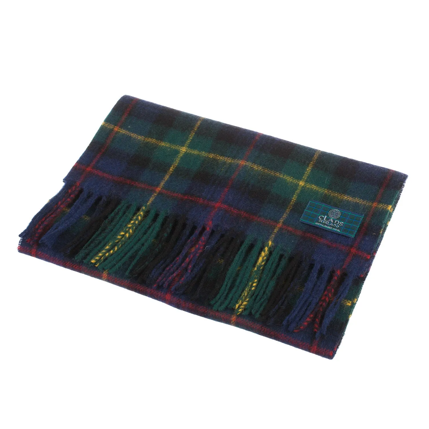 Lambswool Scottish Tartan Clan Scarf  Farquharson