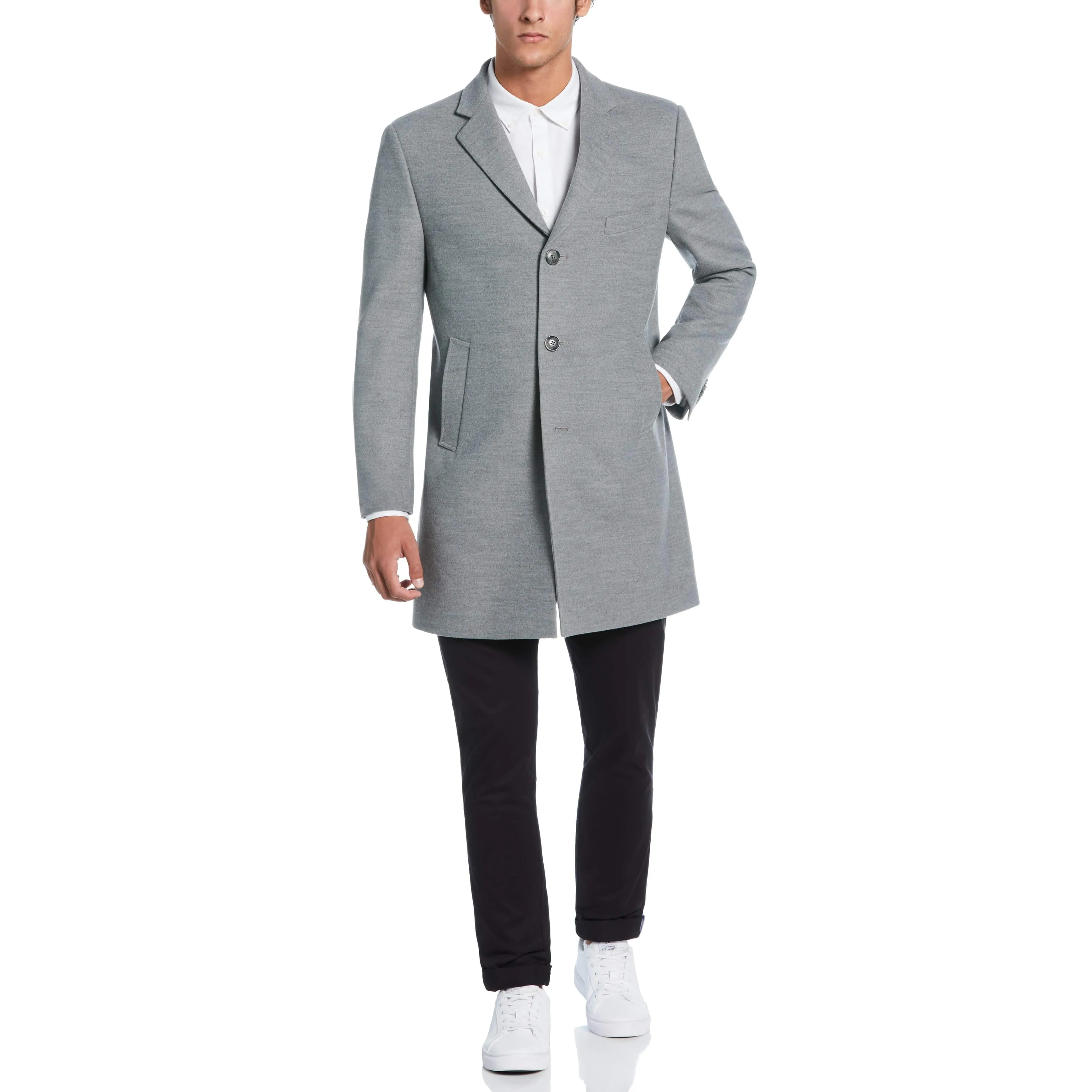 Light Grey Priel Overcoat