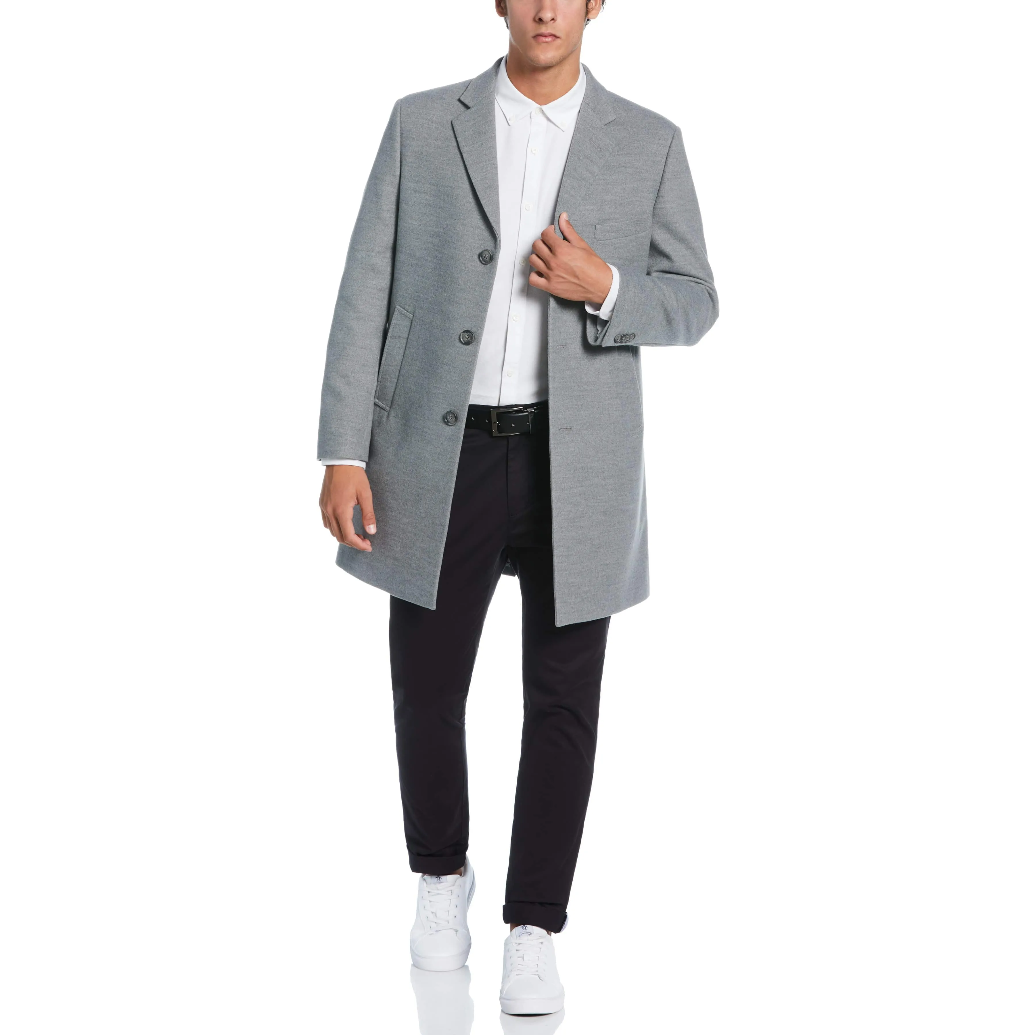 Light Grey Priel Overcoat