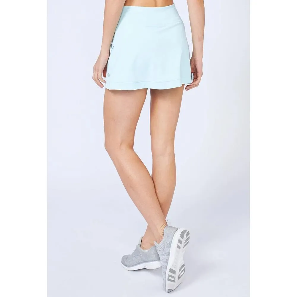 Lija Women's Neutral Zone Wrap Skort - Blue Mist