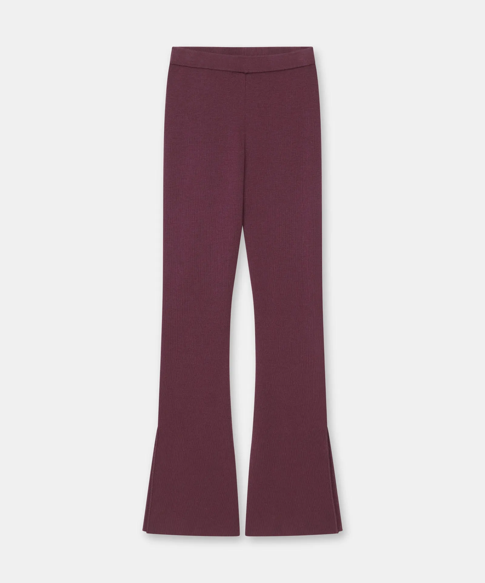 Luxe Merino Slim Pant with Slit