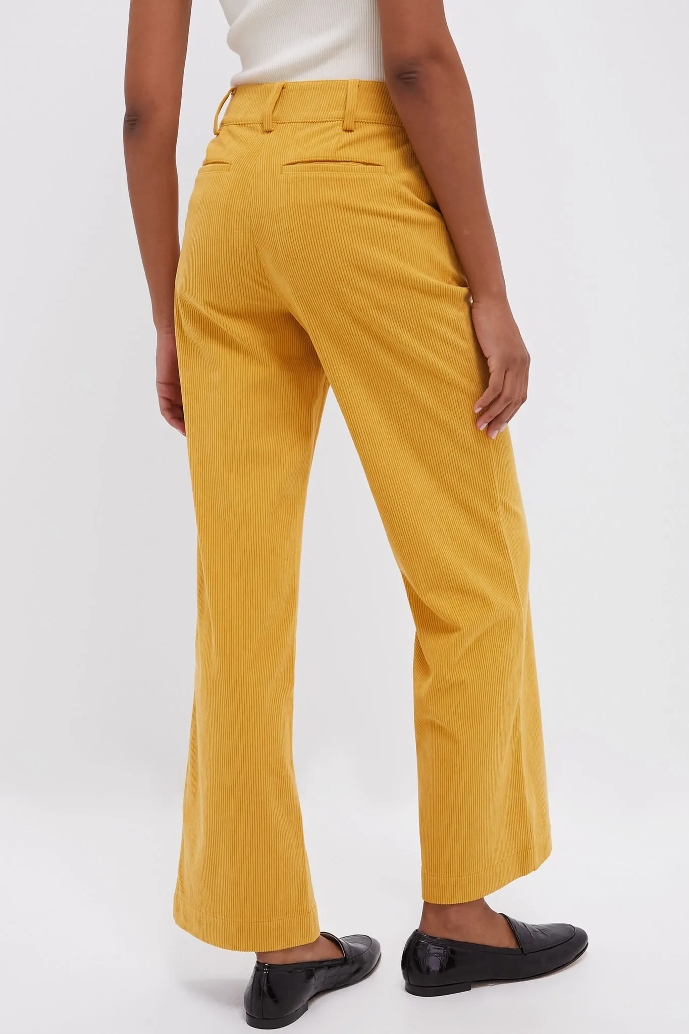 Marigold Wide Wale Corduroy Hunter Pants