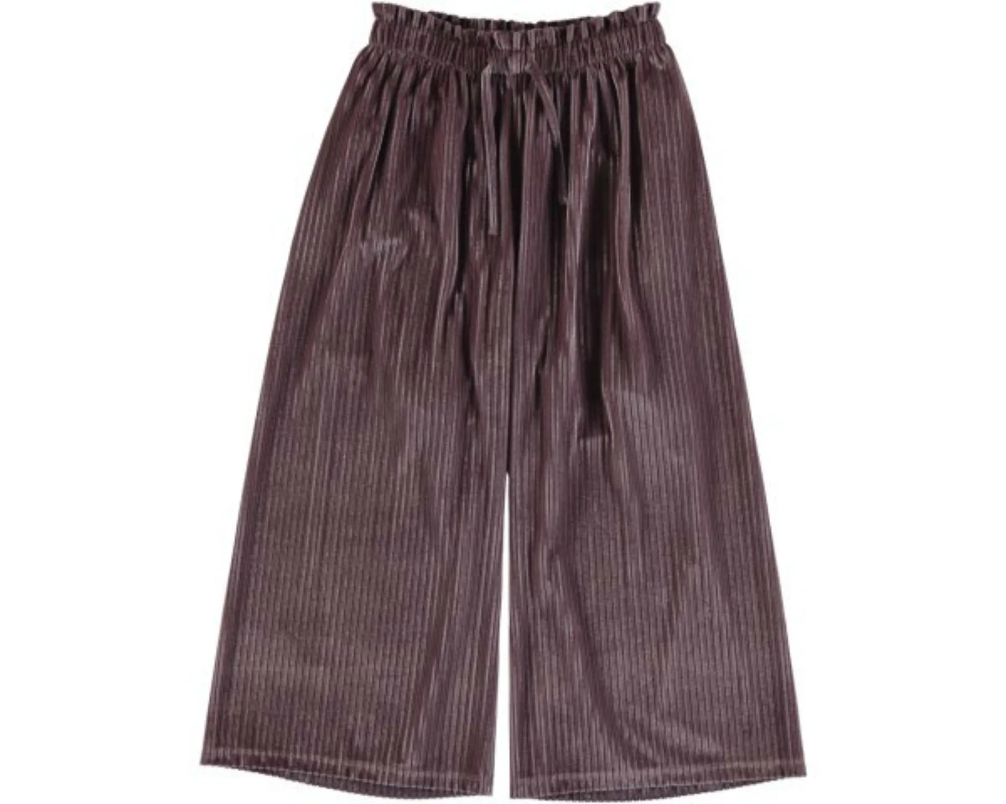 Mayoral Girls Mauve Velvet Culotte Girls Pants