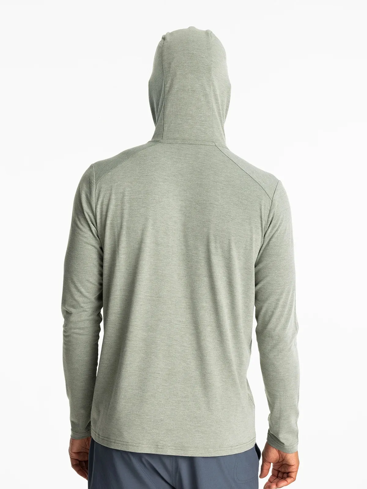 Men's Bamboo Shade Hoodie - Heather Agave Green