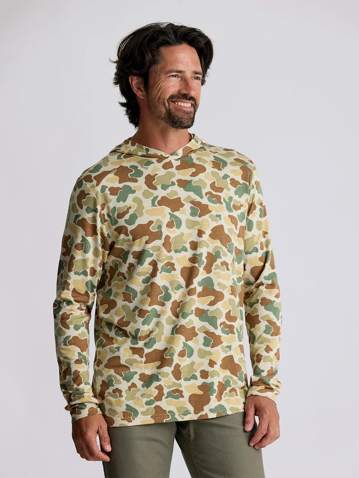 Men's Bamboo Shade Hoodie - Vintage Camo