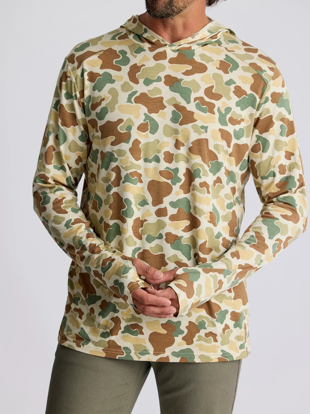 Men's Bamboo Shade Hoodie - Vintage Camo