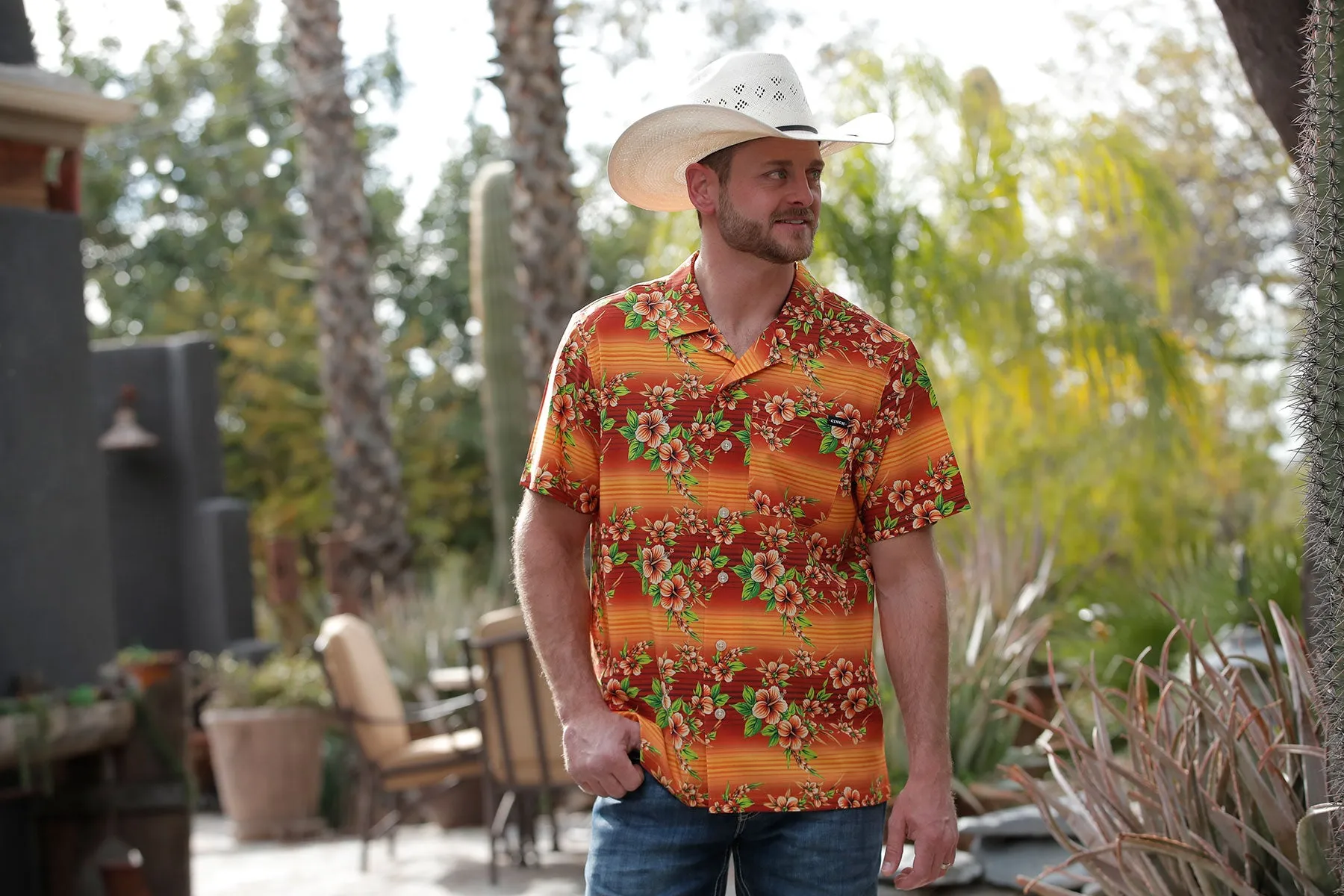 Men's Cinch Short Sleeve Camp Shirt - MTW1401041 - FINAL SALE