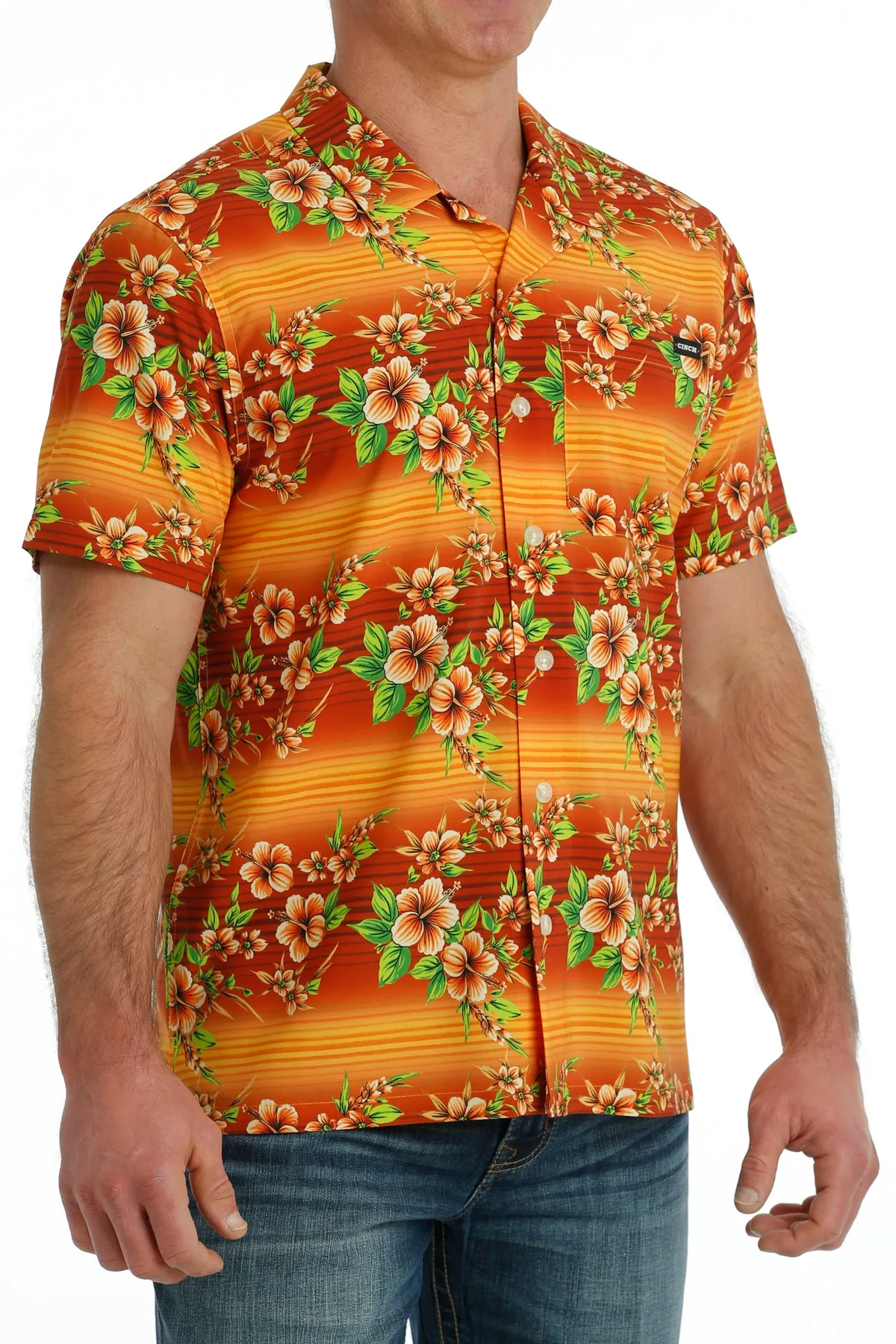 Men's Cinch Short Sleeve Camp Shirt - MTW1401041 - FINAL SALE