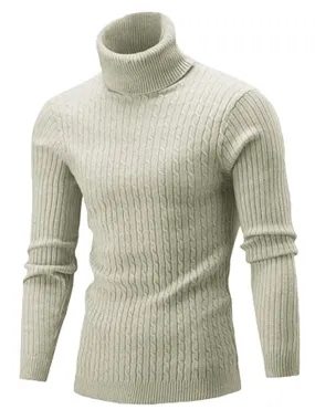 Men's Classic Long Sleeve Turtleneck Sweater