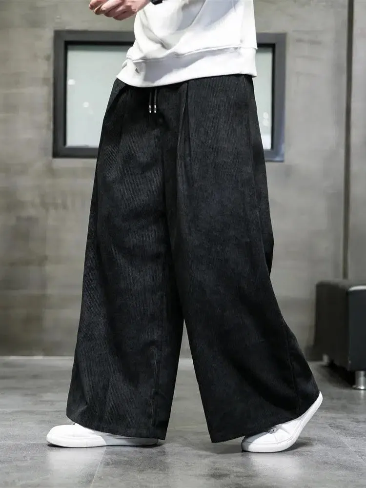 Mens Corduroy Wide Leg Pants