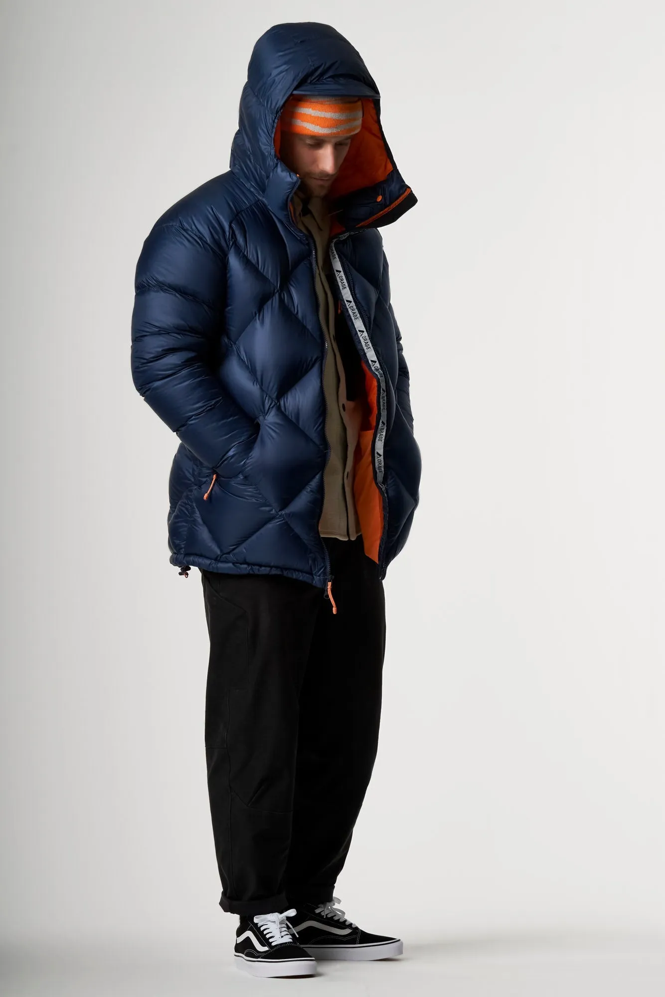 Men's Elias Down Parka-Deep blue