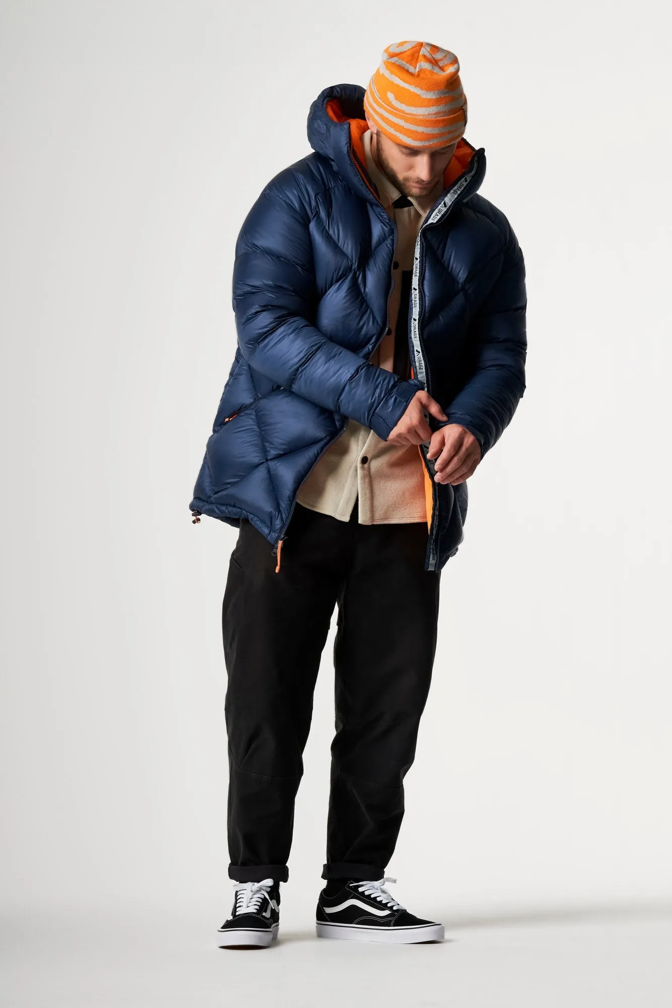 Men's Elias Down Parka-Deep blue