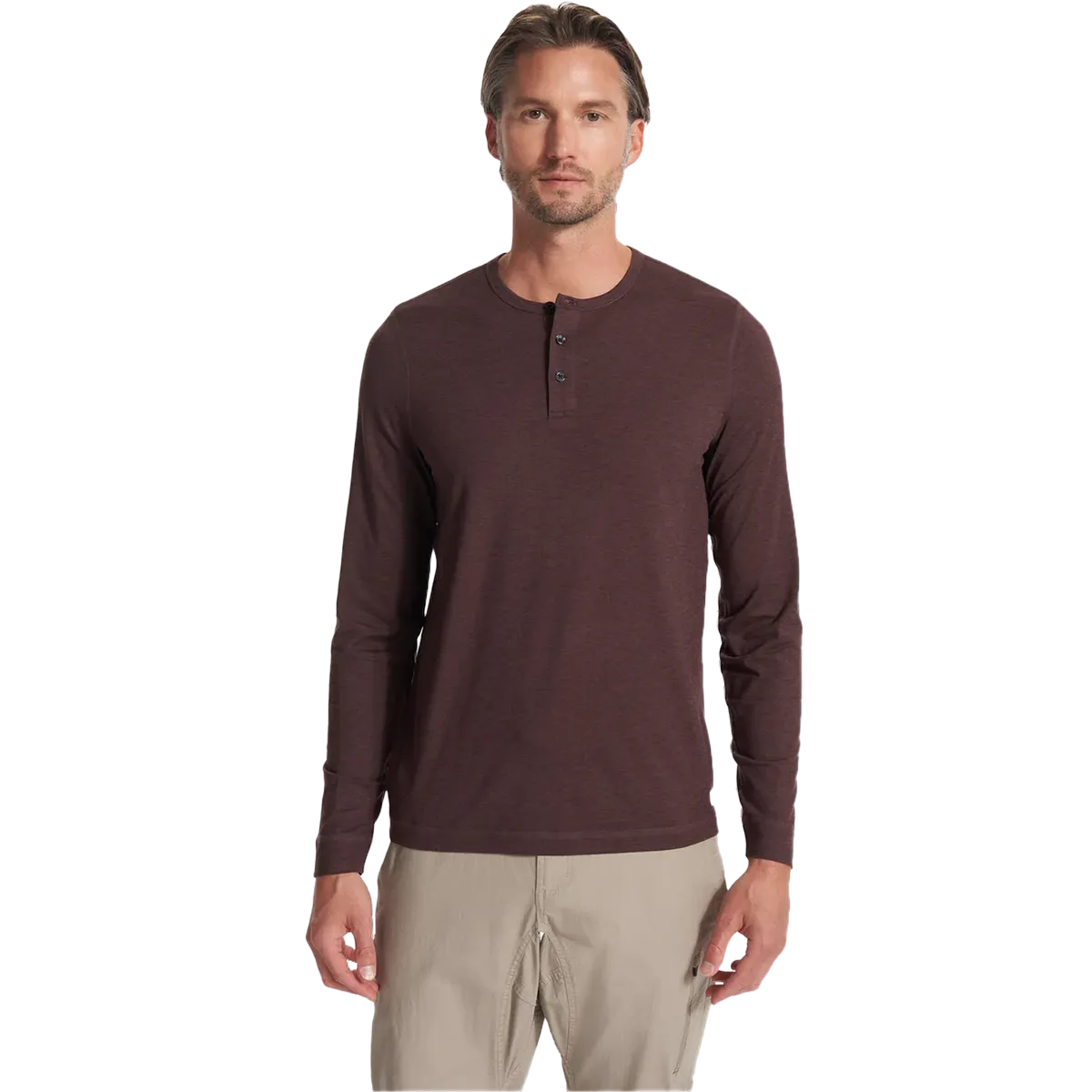 Men's Long-Sleeve Ease Performance Henley