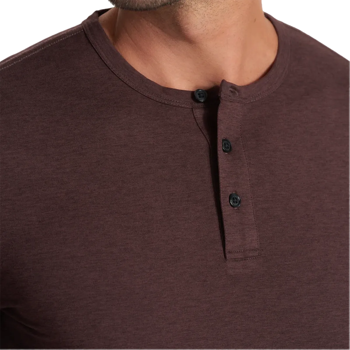 Men's Long-Sleeve Ease Performance Henley