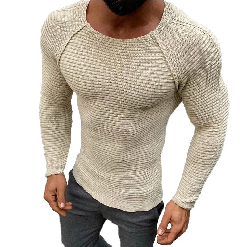 Men's Slim-Fit Knit Pullover Sweater