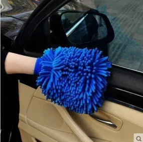 Microfiber Premium Wash Mitt Gloves Multipurpose House Car Glass LCD Cleaning Pack of 1