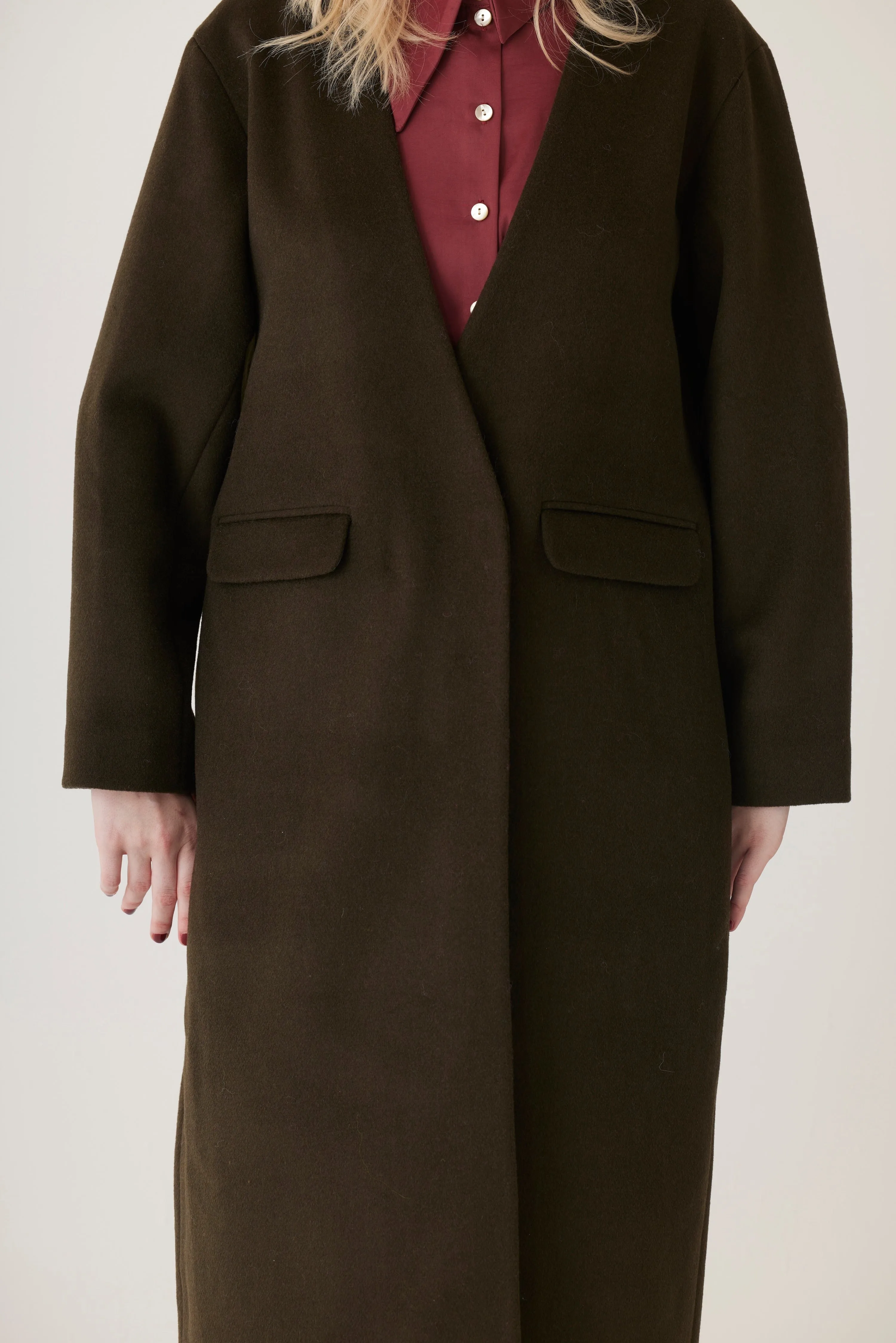 Nima Coat in Wool Blend