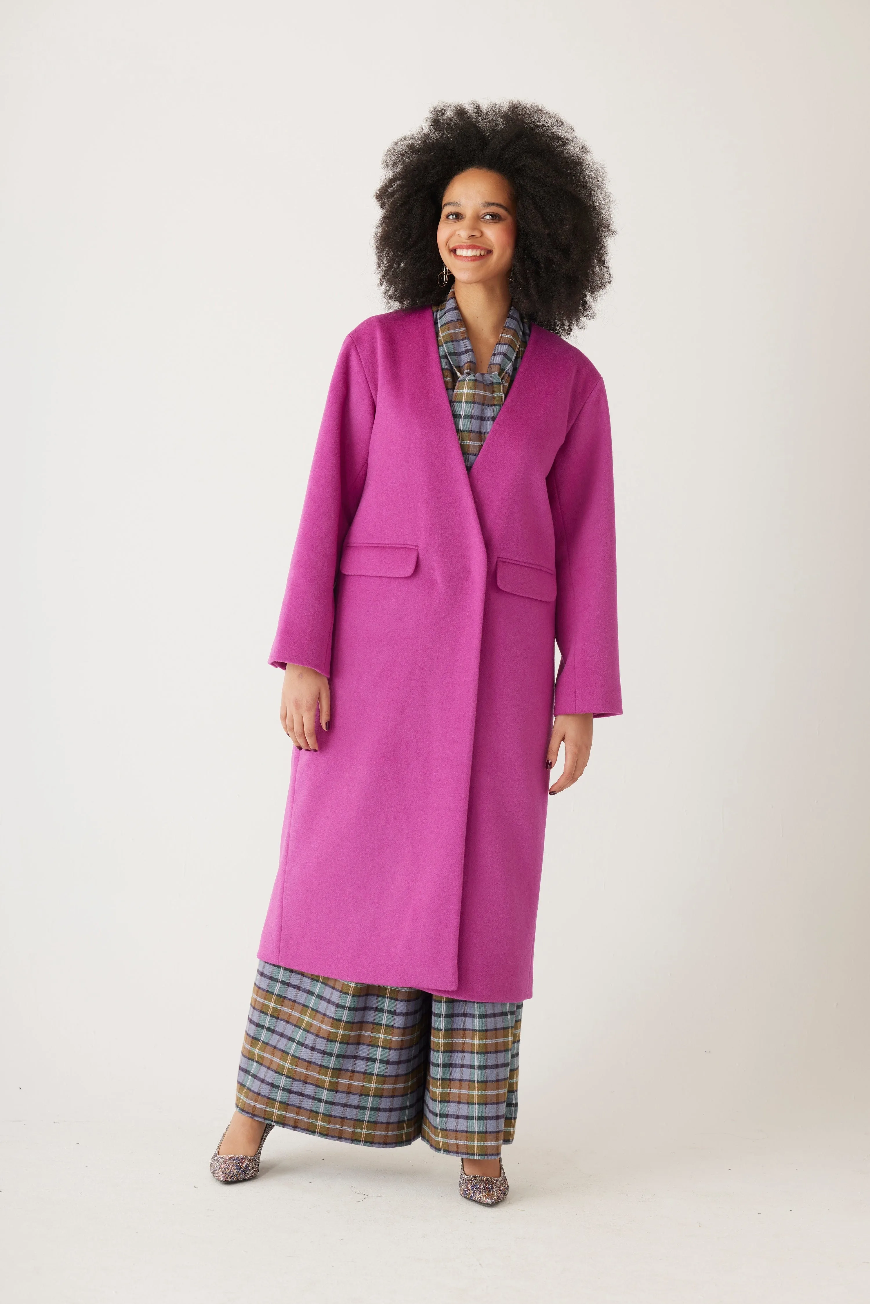 Nima Coat in Wool Blend