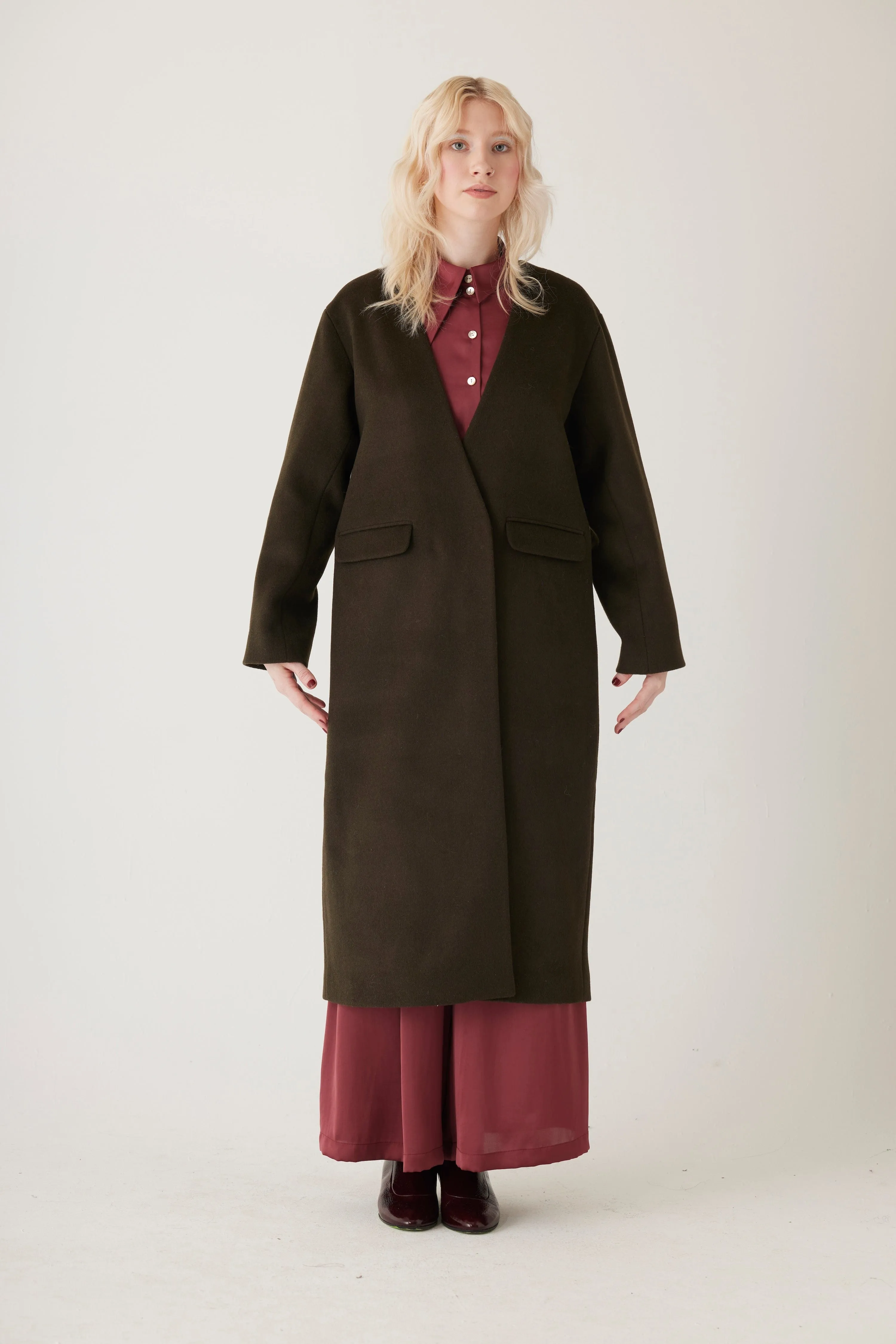 Nima Coat in Wool Blend