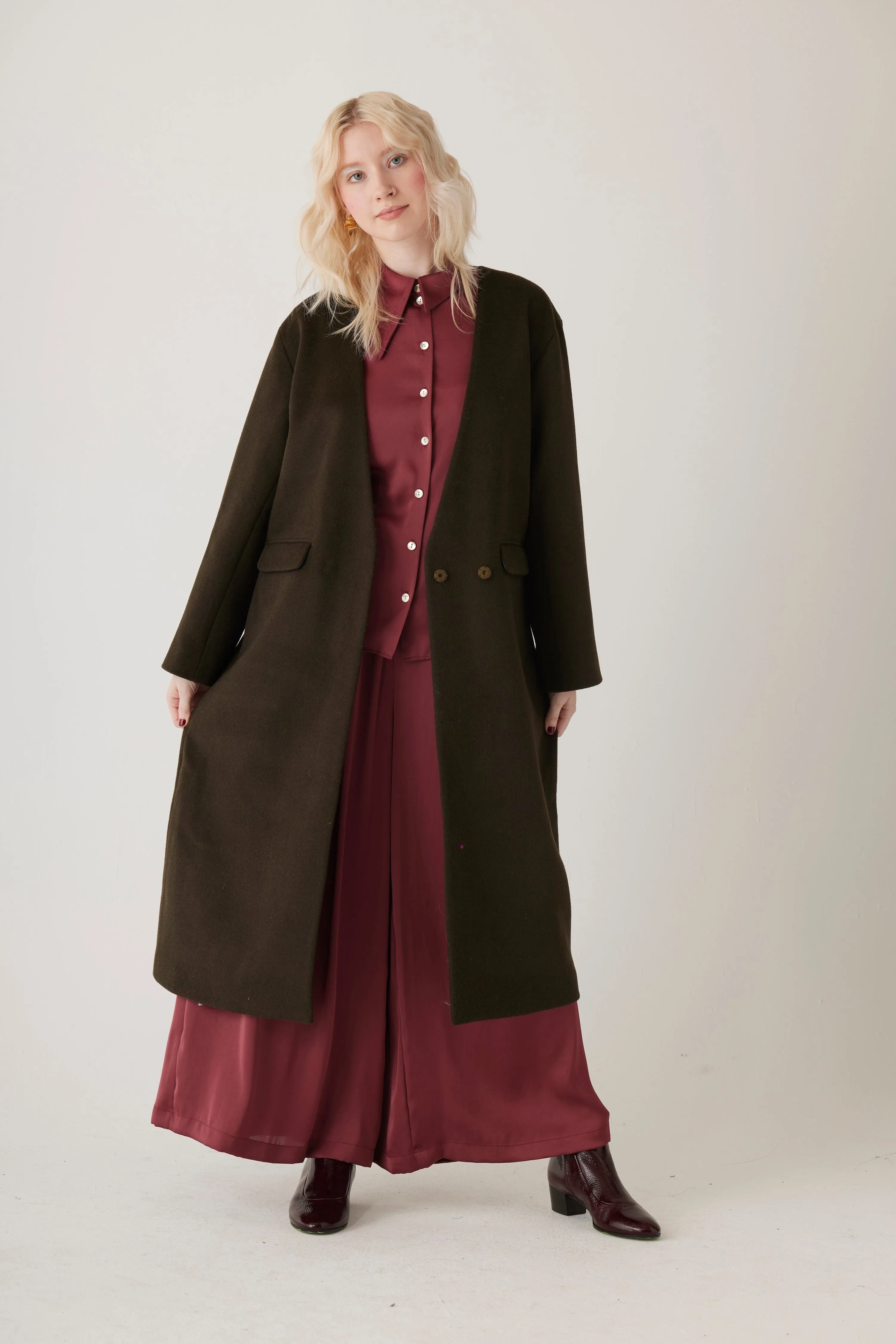 Nima Coat in Wool Blend